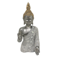 Signes Grimalt Buddha Postava Stříbrná