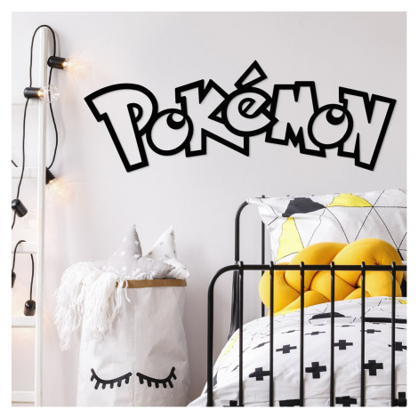 Dřevěný obraz - Logo Pokémon DUBLEZ