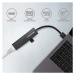 AXAGON HMA-GL3A, USB 3.2 Gen 1 hub, porty 3x USB-A + Gigabit Ethernet, kovový, kabel USB-A 20cm