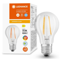 LED žárovka LED E27 A60 7,5W = 75W 1055lm 4000K Neutrální 300° CRI90 Filament Stmívatelná LEDVAN