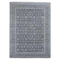 Diamond Carpets koberce Ručně vázaný kusový koberec Diamond DC-HALI B Grey/silver - 180x275 cm