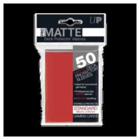 50 Ultra PRO Pro-Matte Sleeves (Red)