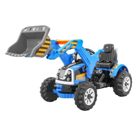mamido Dětský elektrický traktor modrý