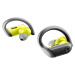 True wireless sluchátka Cellularline Sprinter se sportovními nástavci, černá/žlutá
