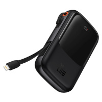 Powerbanka 10000mAh 20W Baseus Qpow Pro Overseas Edition + kabel USB C 3A - černá