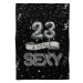 IMPAR Fleecová deka Stále sexy – Černá - 23 let
