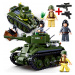 Stavebnice Tank T-34 Rudy 102 Dvě Figurky Armáda Lego Zbraň