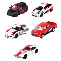 Autíčka závodní Toyota Racing 5 Pieces Giftpack Majorette kovová délka 7,5 cm sada 5 druhů v dár