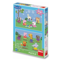 Puzzle Peppa Pig a kamarádi 2x48 dílků
