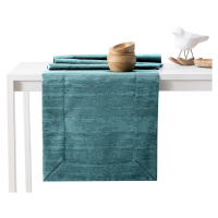 Sada ubrusu a běhounu na stůl AmeliaHome VESTA 115x300+35x300 cm mořská modř