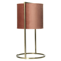 Dekoria Stolní dekorační lampa Santos Pink&Gold výška 45cm, 45 cm