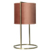 Dekoria Stolní dekorační lampa Santos Pink&Gold výška 45cm, 45 cm