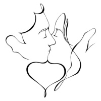 Ilustrace The Kiss, Studio Collection, 26.7 × 40 cm