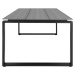 Zahradní stůl DINVIR šedá/černá