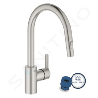 Grohe 31486DC1 - Dřezová baterie s výsuvnou sprškou, supersteel