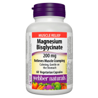 Webber Naturals Hořčík bisglycinát 200 mg 60 kapslí