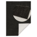 NORTHRUGS - Hanse Home koberce Kusový koberec Twin-Wendeteppiche 103096 black cream – na ven i n