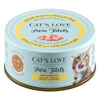 Cat's Love Pure Filets kuře 6× 100 g