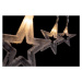 Nexos 57423 Vánoční dekorativní osvětlení - třpytivé hvězdy - 20 LED teple bílé