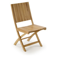 Estila Designová židle z teakového dřeva Jardin s opěradly