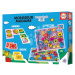 Superpack 4v1 Monsieur Madame Educa domino pexeso a 2 puzzle s 25 dílky