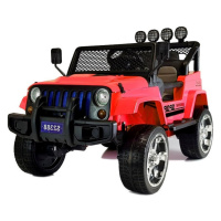 mamido Elektrické autíčko Jeep Raptor 4x4 červené