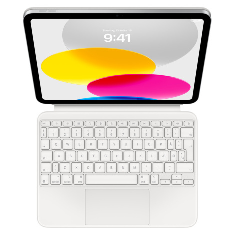 Apple Magic Keyboard Folio pro iPad 10.9" (10. gen) - A2695 (DNK) - Bílá třídy Rozbaleno