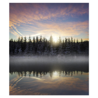 Fotografie Small lake in the forest, ChristianLindsten, 35 × 40 cm