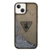 Guess GUHCP14SLFCTPK hard silikonové pouzdro iPhone 14 6.1" black Liquid Glitter Palm Collection