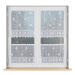 Dekorační metrážová vitrážová záclona CVETA bílá výška 70 cm MyBestHome Cena záclony je uvedena 