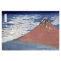 Obrazová reprodukce Fine weather with South wind,, Katsushika Hokusai, 40 × 26.7 cm