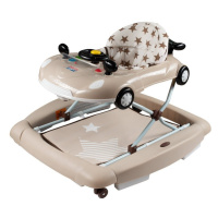 NEW BABY - Dětské chodítko s houpačkou a silikonovými kolečky Little Racing Car