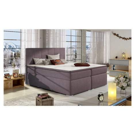 Artelta Manželská postel BOLERO Boxspring | 160 x 200 cm Bolero barva: Soro 65, Bolero rozměr: 1