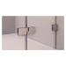 Polysan FORTIS EDGE sprchové dveře do niky 1000mm, čiré sklo, pravé