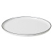 Mělký talíř 28 cm Broste SALT - bílý/černý