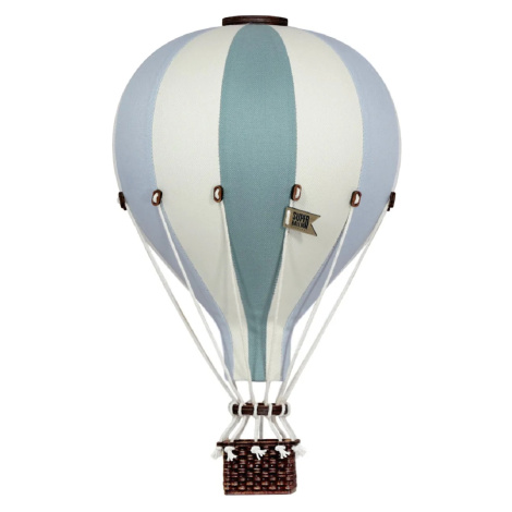 Super balloon Dekorační horkovzdušný balón- zelená/modrá - L-50cm x 30cm