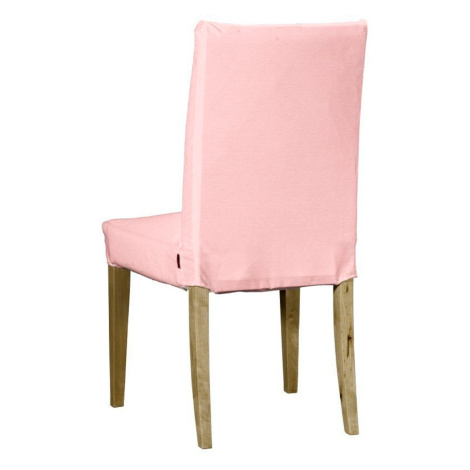 Dekoria Potah na židli IKEA  Henriksdal, krátký, práškově růžová, židle Henriksdal, Loneta, 133-