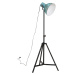 vidaXL Stojací lampa 25 W modrá patina 61 x 61 x 90/150 cm E27