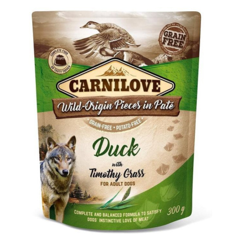 Carnilove Dog kapsička Paté Duck & Timothz Grass 300g