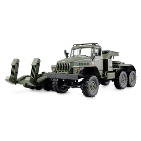 RC vojenský truck Ural B36 s podvalníkem 6WD 1:16 Elektro IQ models