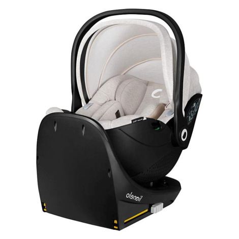Lionelo - Autosedačka se základnou otočná MOXIE SET i-Size 40-87 cm Beige Sand 5903771722919