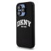 Zadní kryt DKNY Liquid Silicone Arch Logo MagSafe pro Apple iPhone 15 Pro, black