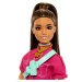 Mattel Barbie Deluxe módní panenka - v kalhotovém kostýmu