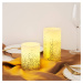 Pauleen Pauleen Golden Glitter Candle LED svíčka sada 2 ks