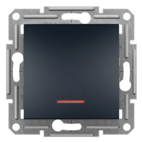 Schneider Electric Asfora tlačítko s orientační kontrolkou č.1/0So antracit EPH1600171