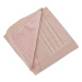 EKO Deka kašmírová s kožešinovou podšívkou Rose Pink 100x80 cm