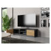 TP Living TV stolek Malwa 140 cm antracit/dub artisan