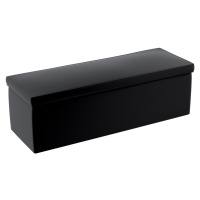 Dekoria Čalouněná skříň, černá, 90 x 40 x 40 cm, Velvet, 704-17