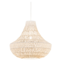 Retro závěsná lampa bílá 50 cm - Lina Cono 50