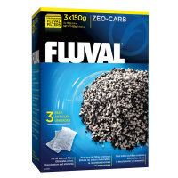 Fluval Zeo-Carb – aktivní uhlí a přípravek pro odstranění amoniaku 450 g (3 × 150 g)